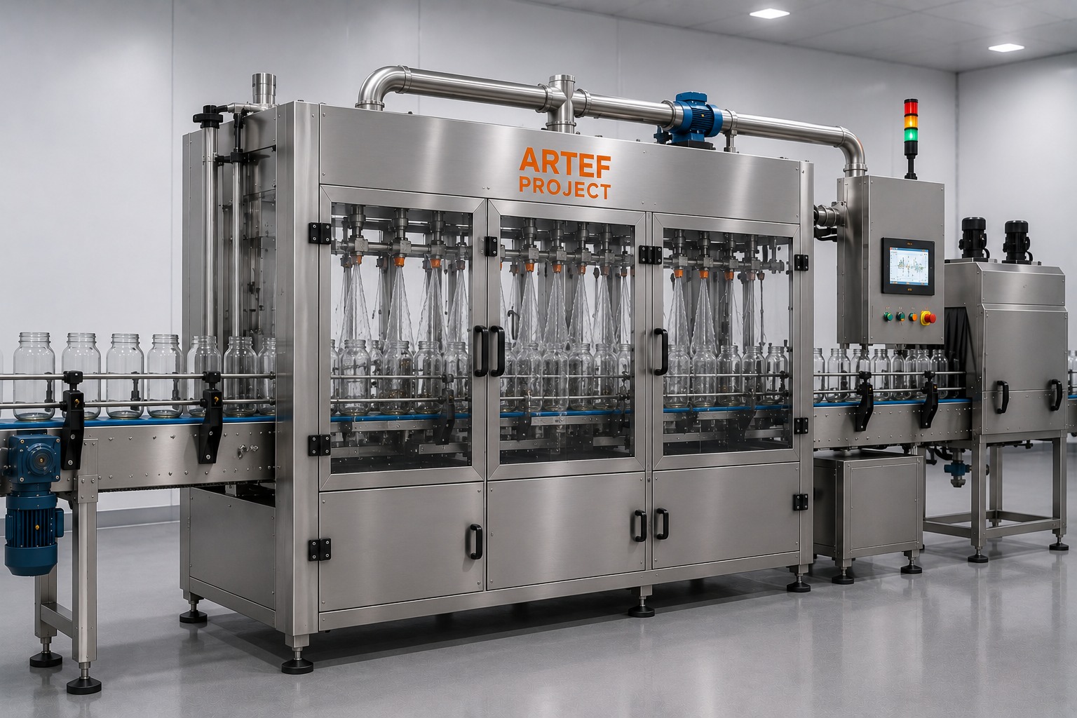 Echipament automatizat pentru industria alimentară