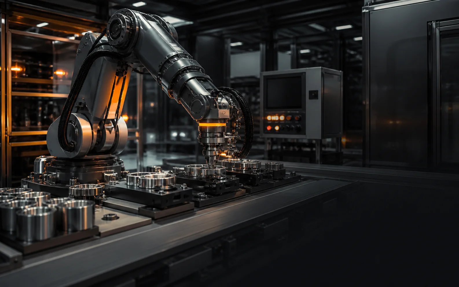 Robot industrial ARTEF PROJECT într-o linie automatizată